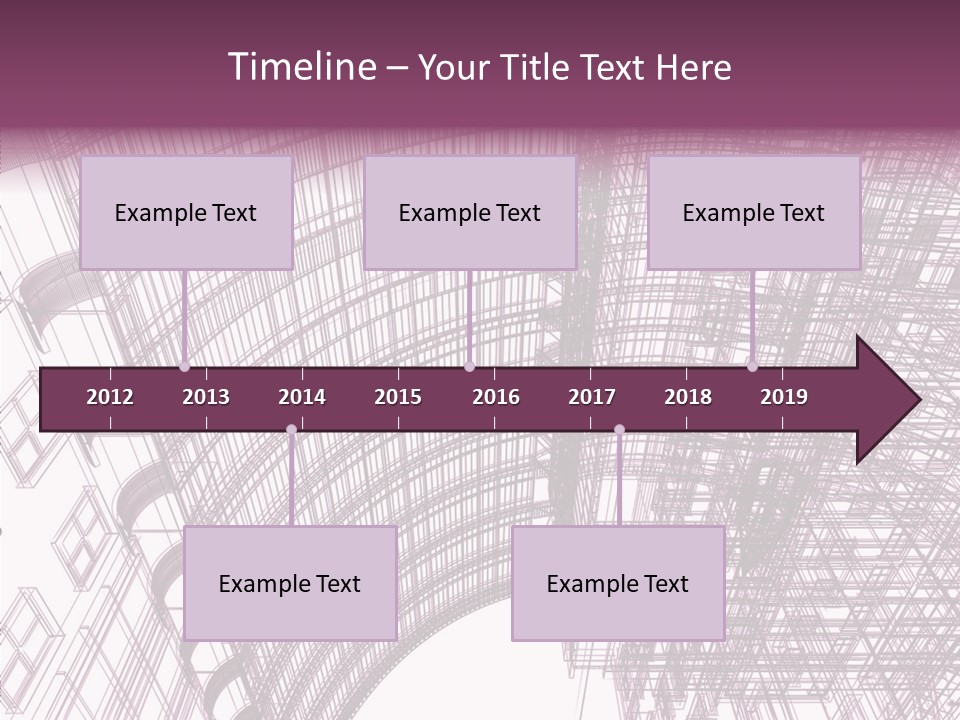 Pattern Construction Architect PowerPoint Template