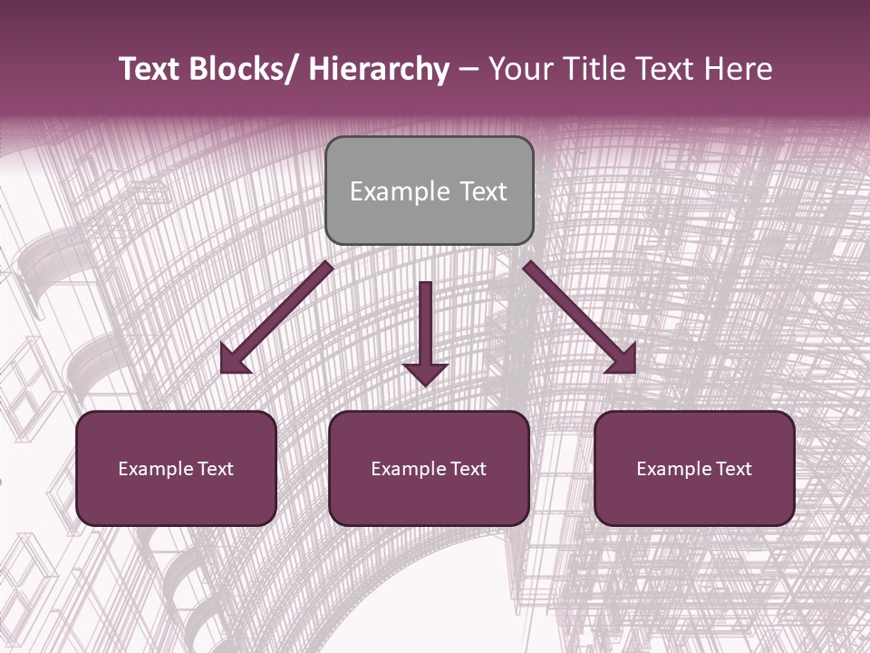 Pattern Construction Architect PowerPoint Template