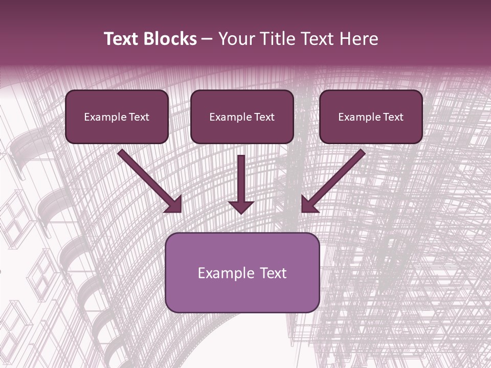 Pattern Construction Architect PowerPoint Template