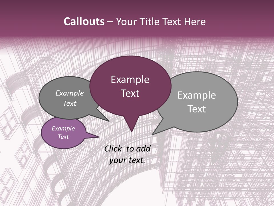 Pattern Construction Architect PowerPoint Template