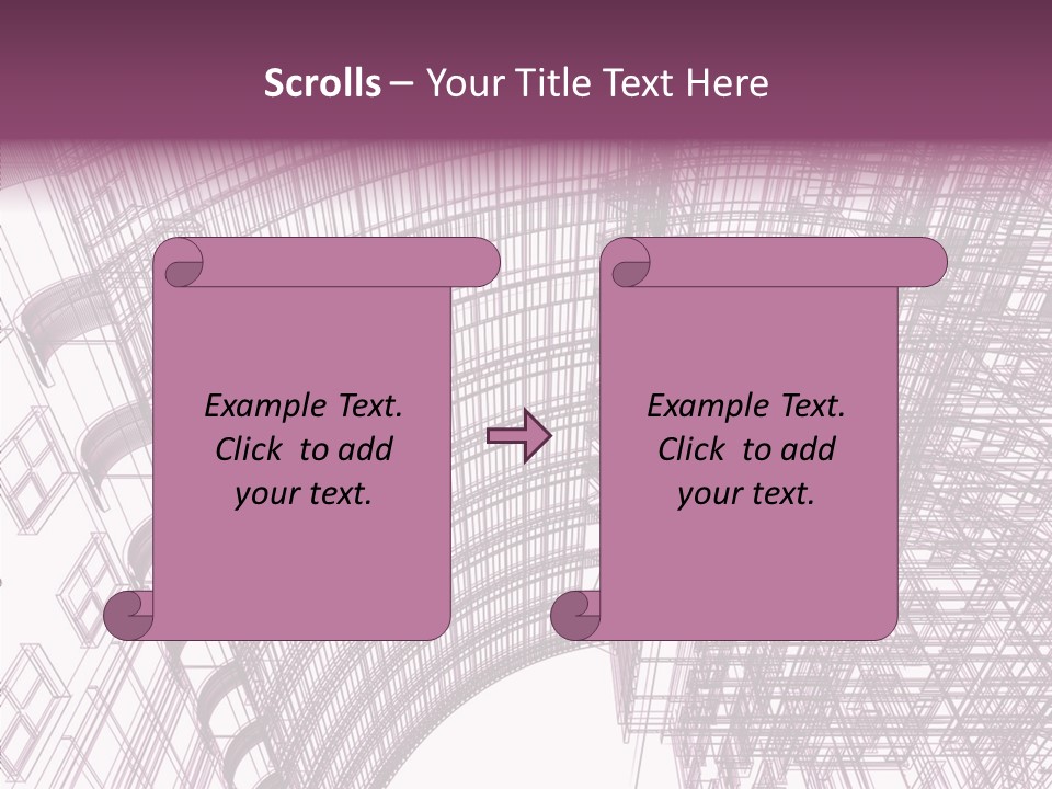 Pattern Construction Architect PowerPoint Template