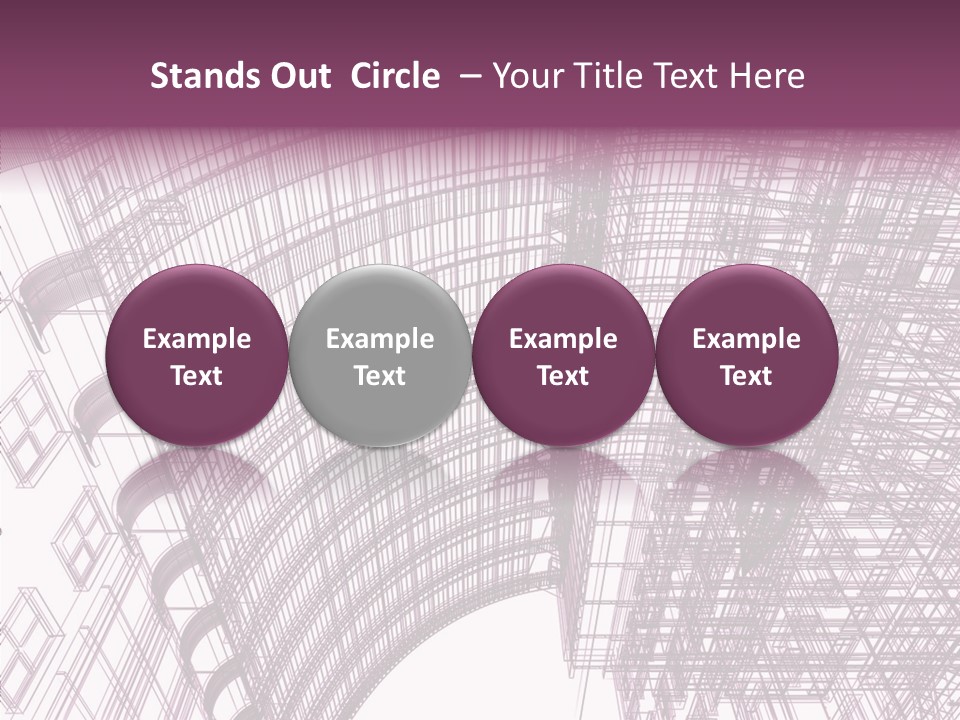 Pattern Construction Architect PowerPoint Template