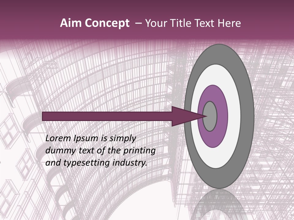 Pattern Construction Architect PowerPoint Template