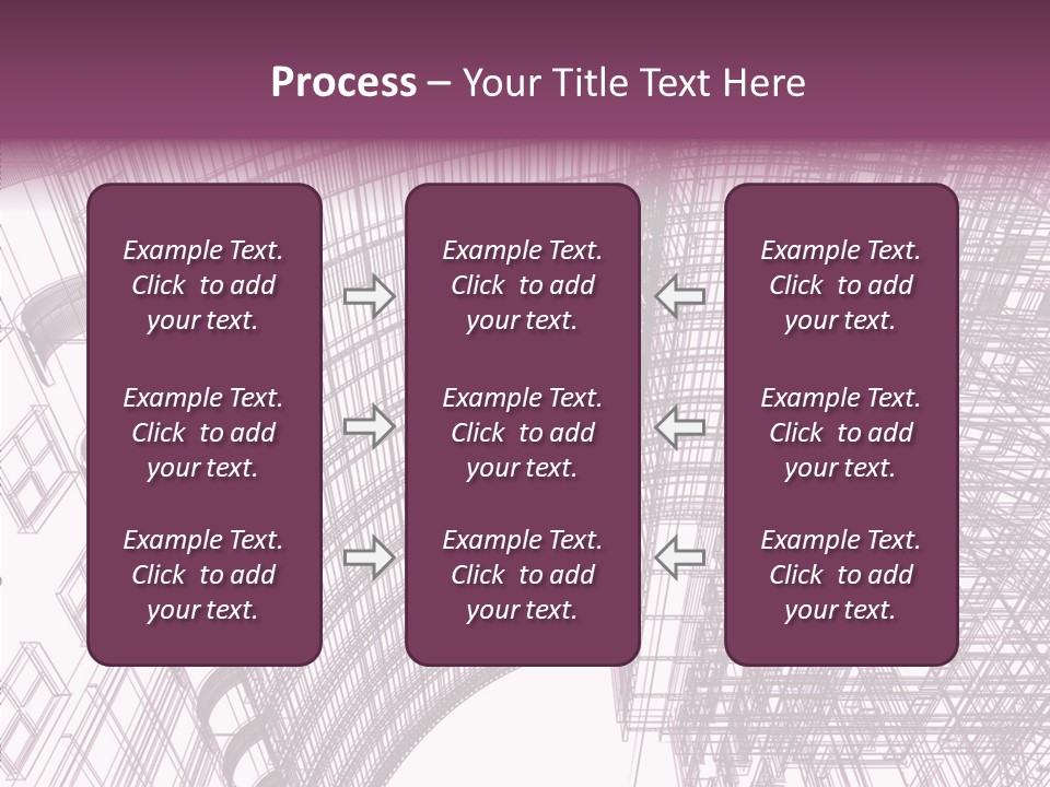 Pattern Construction Architect PowerPoint Template