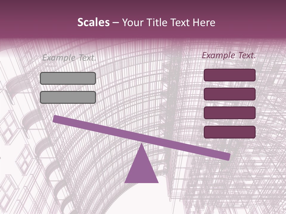 Pattern Construction Architect PowerPoint Template