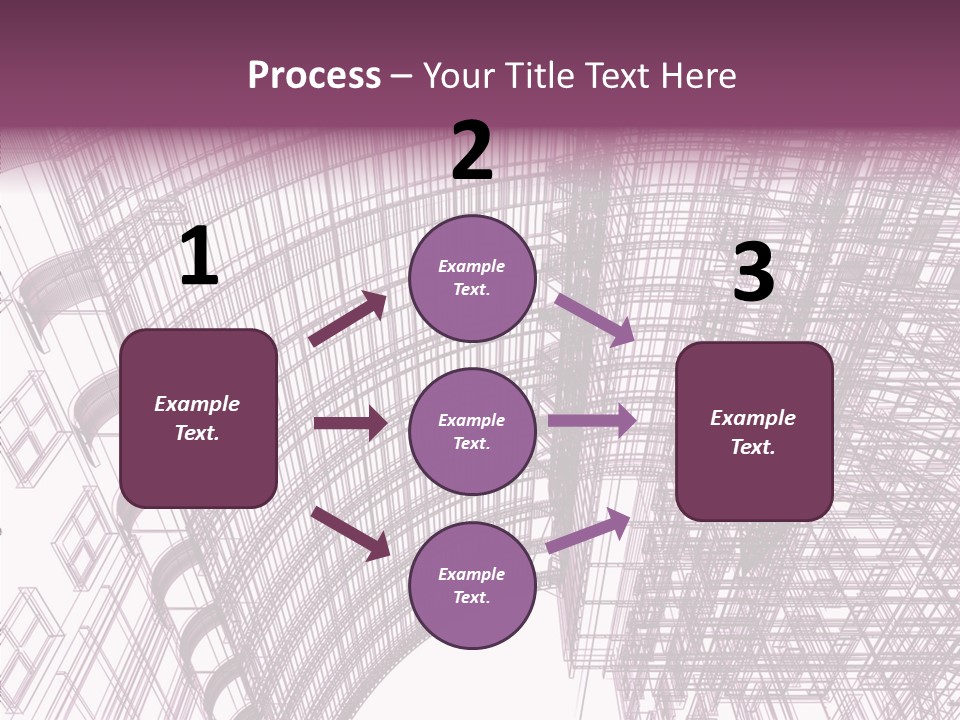 Pattern Construction Architect PowerPoint Template