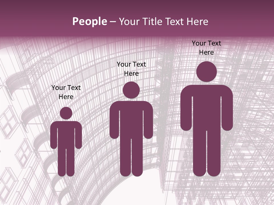 Pattern Construction Architect PowerPoint Template