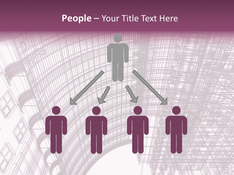 Pattern Construction Architect PowerPoint Template