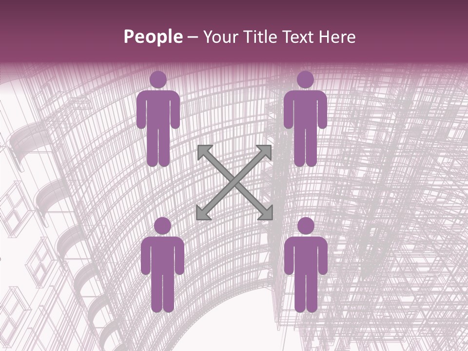 Pattern Construction Architect PowerPoint Template