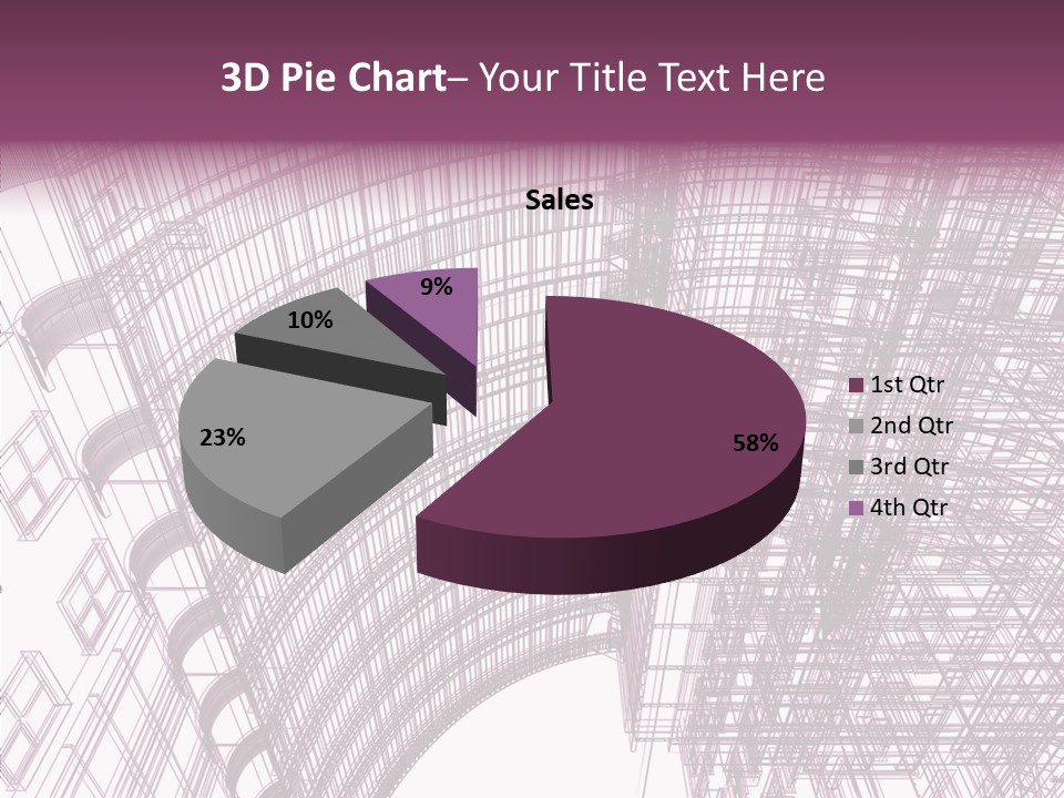 Pattern Construction Architect PowerPoint Template