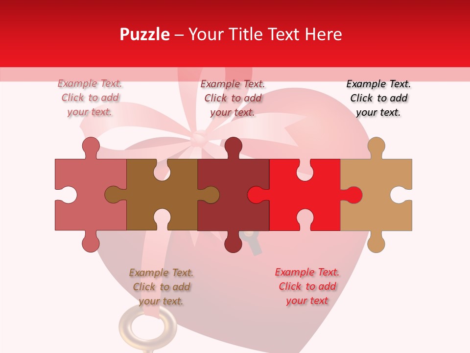 Present Gold Holiday PowerPoint Template