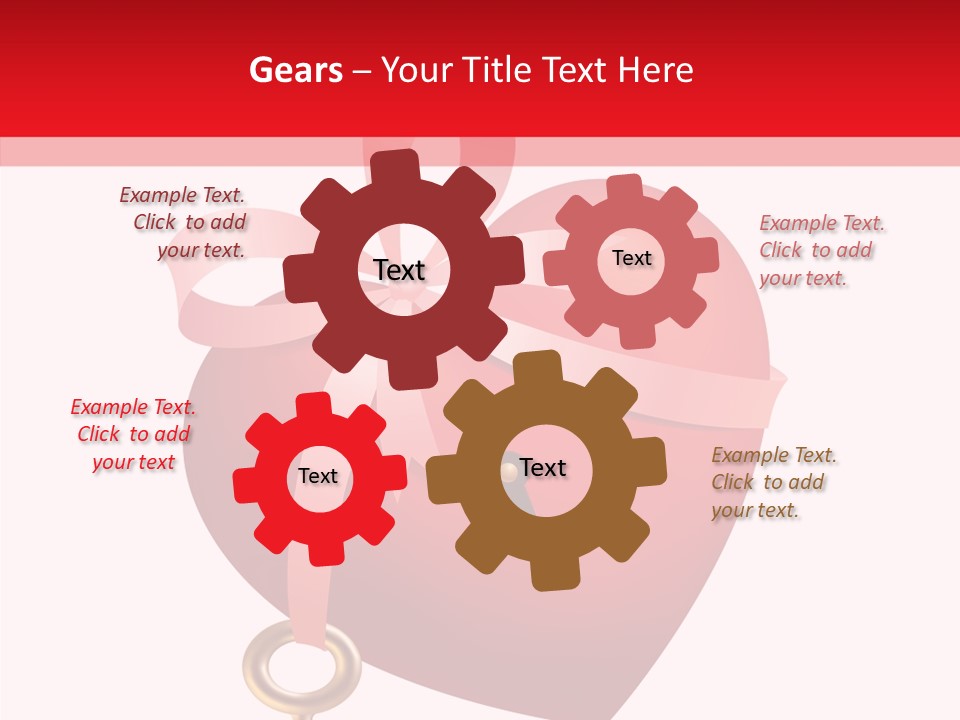 Present Gold Holiday PowerPoint Template