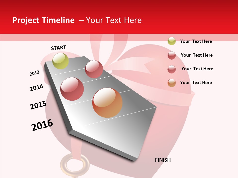 Present Gold Holiday PowerPoint Template