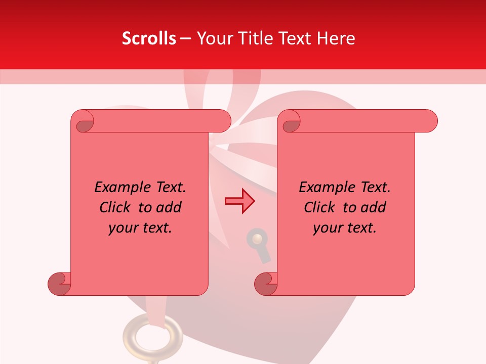 Present Gold Holiday PowerPoint Template