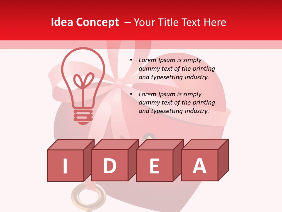 Present Gold Holiday PowerPoint Template