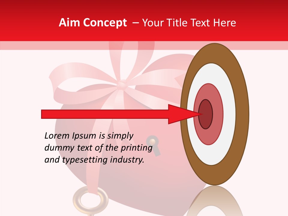 Present Gold Holiday PowerPoint Template