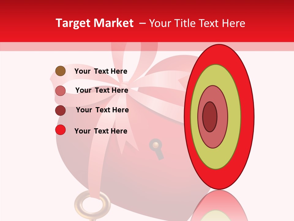 Present Gold Holiday PowerPoint Template