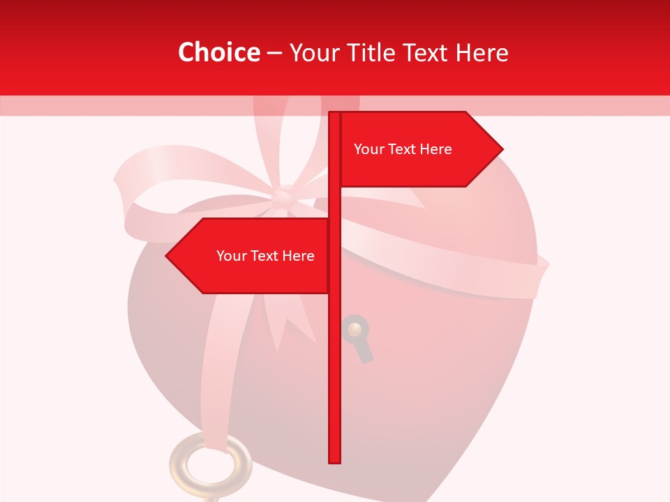 Present Gold Holiday PowerPoint Template