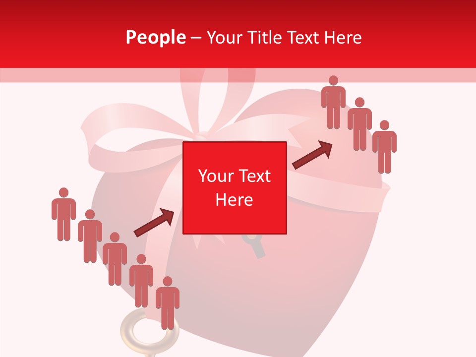 Present Gold Holiday PowerPoint Template