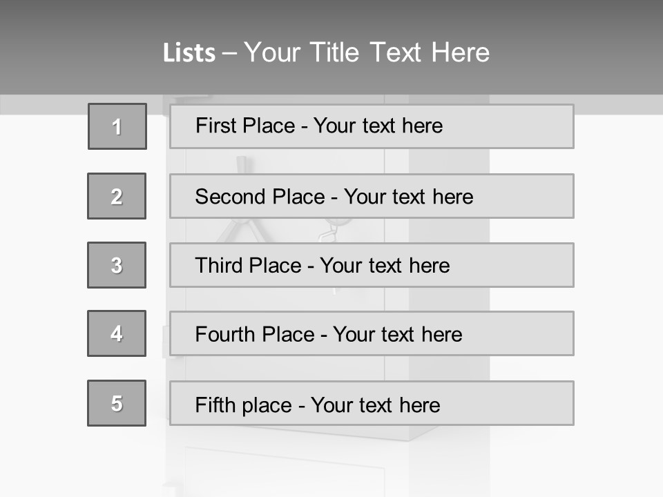Illustration Finance Render PowerPoint Template
