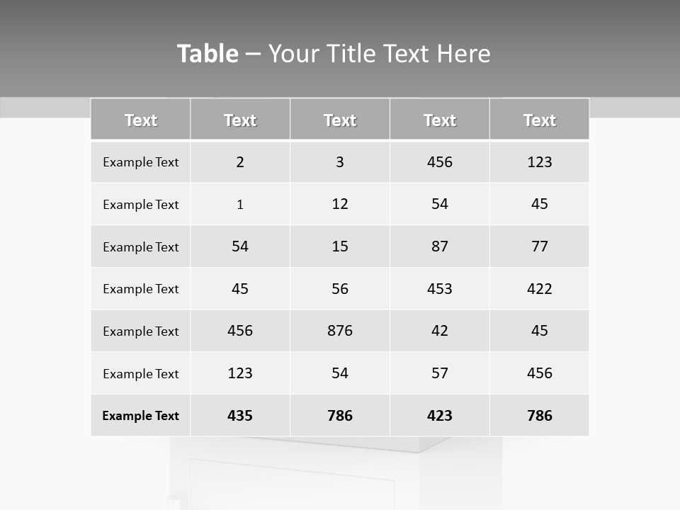 Illustration Finance Render PowerPoint Template