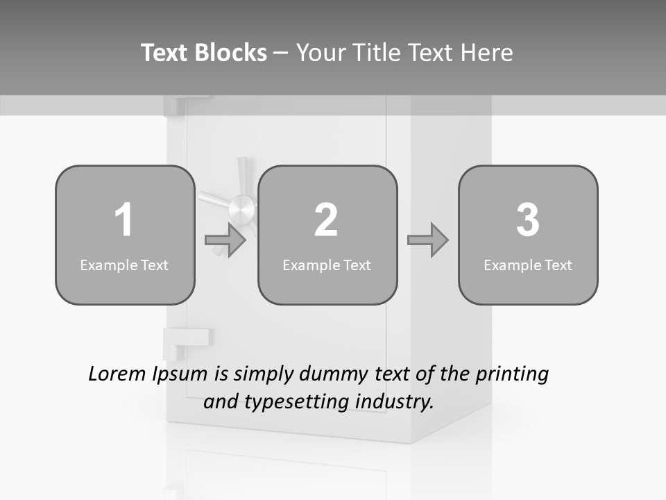 Illustration Finance Render PowerPoint Template