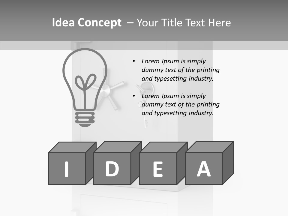 Illustration Finance Render PowerPoint Template