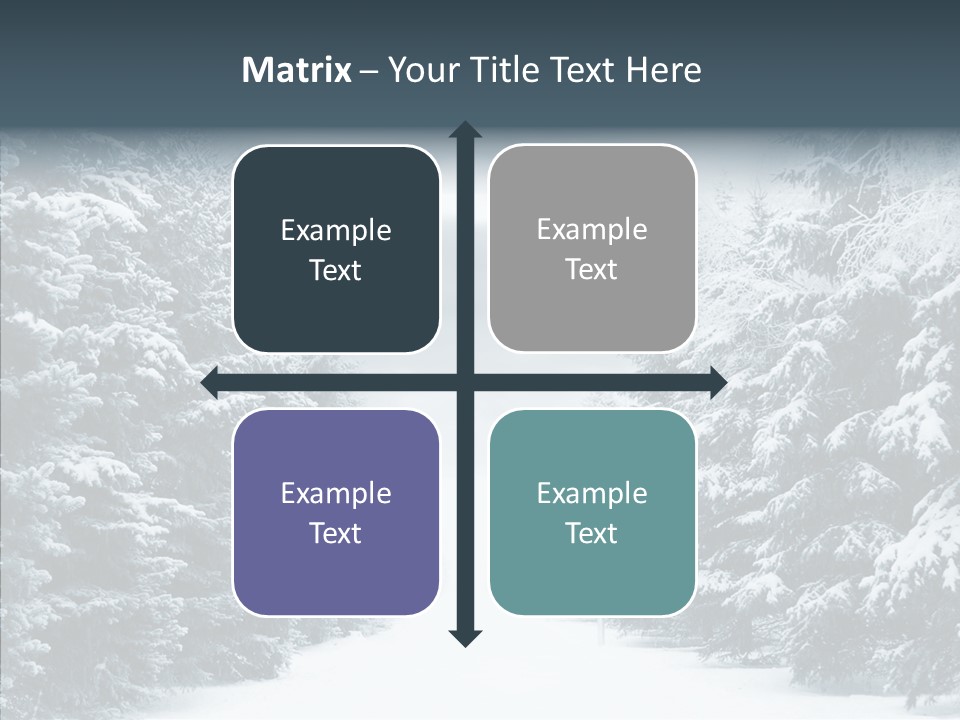 Season December White PowerPoint Template