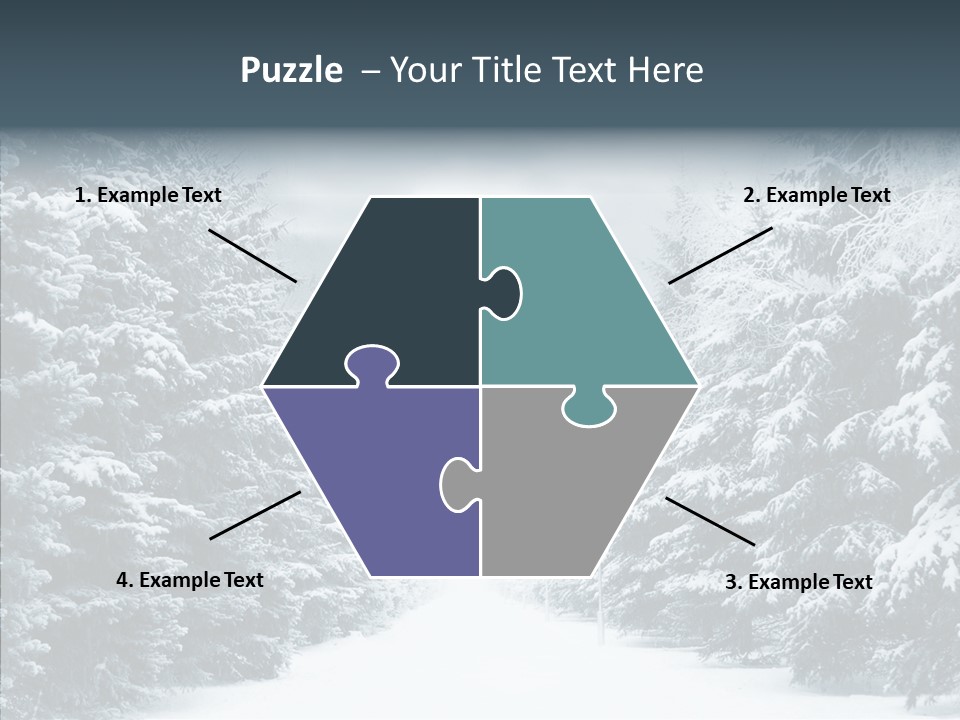 Season December White PowerPoint Template