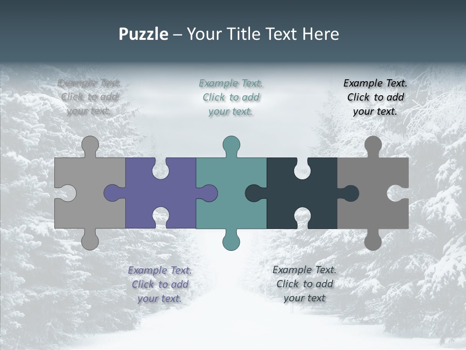 Season December White PowerPoint Template