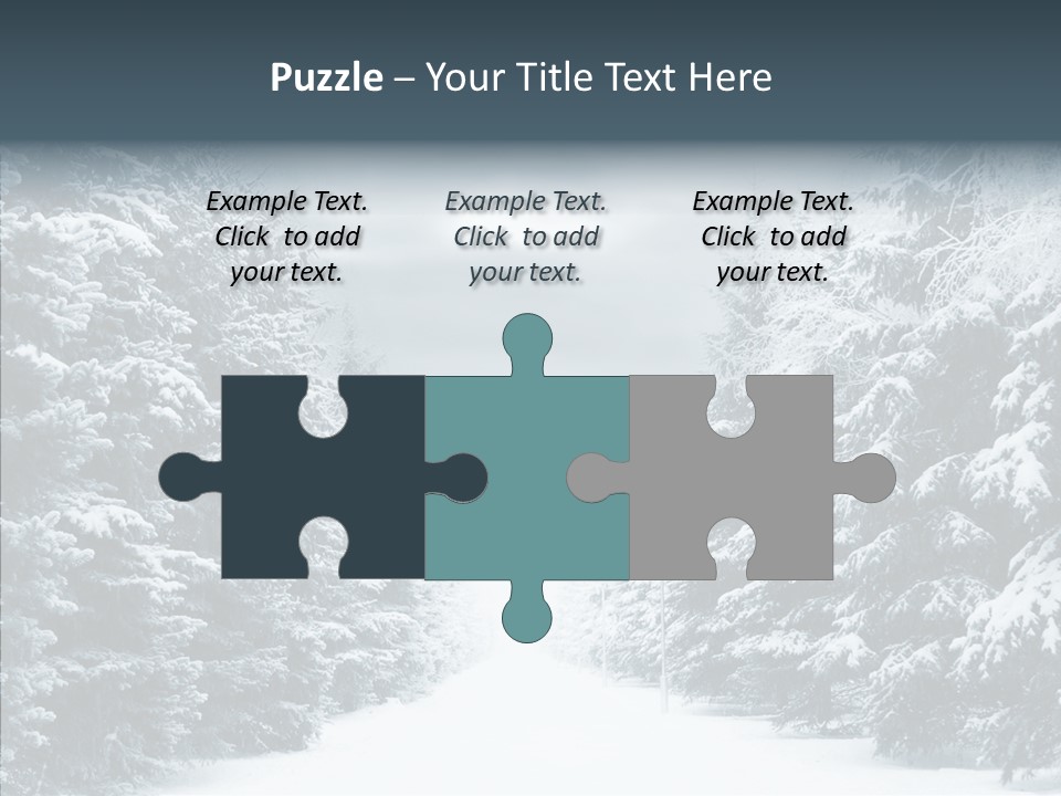 Season December White PowerPoint Template