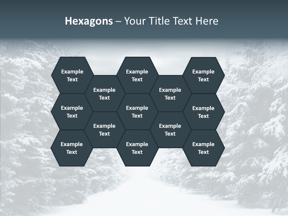 Season December White PowerPoint Template