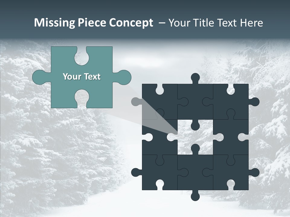 Season December White PowerPoint Template