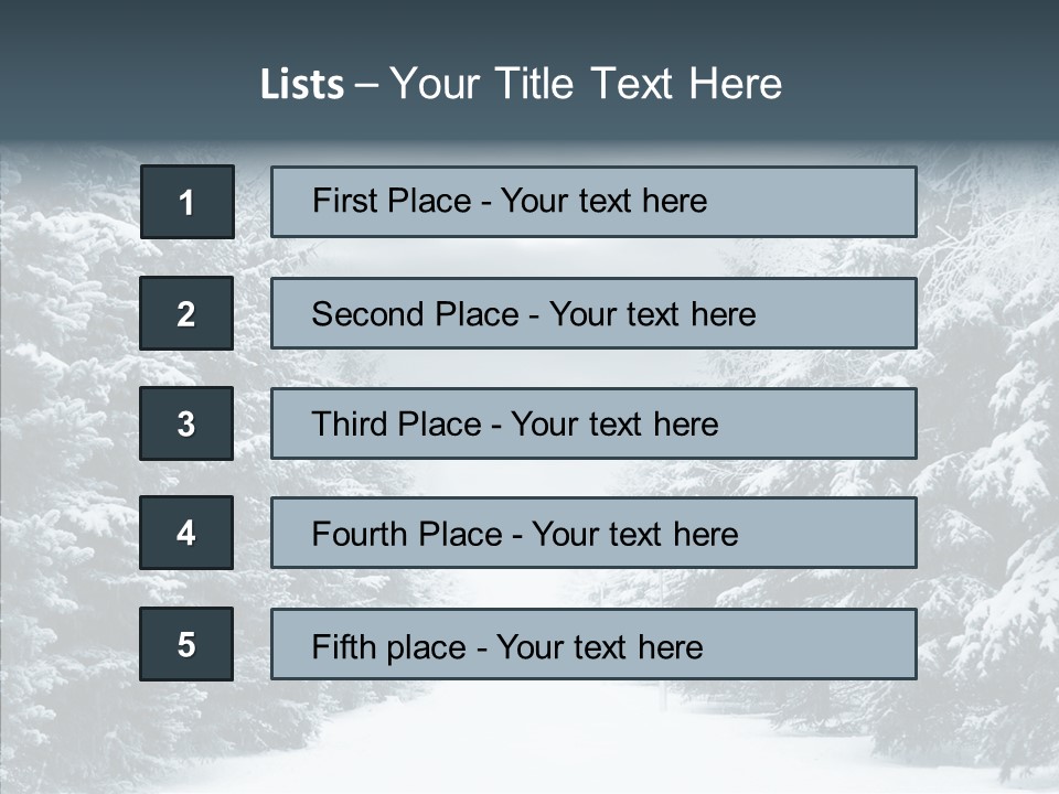Season December White PowerPoint Template
