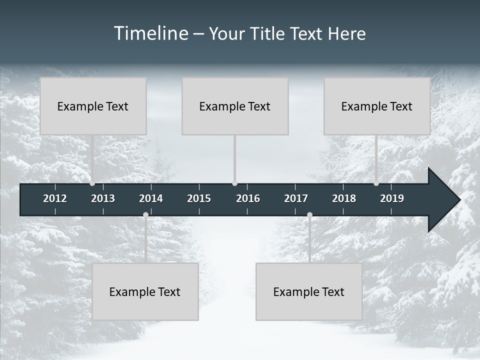 Season December White PowerPoint Template