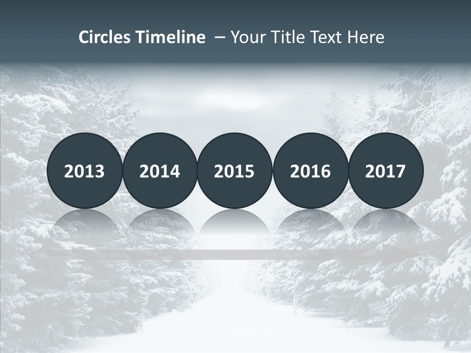 Season December White PowerPoint Template