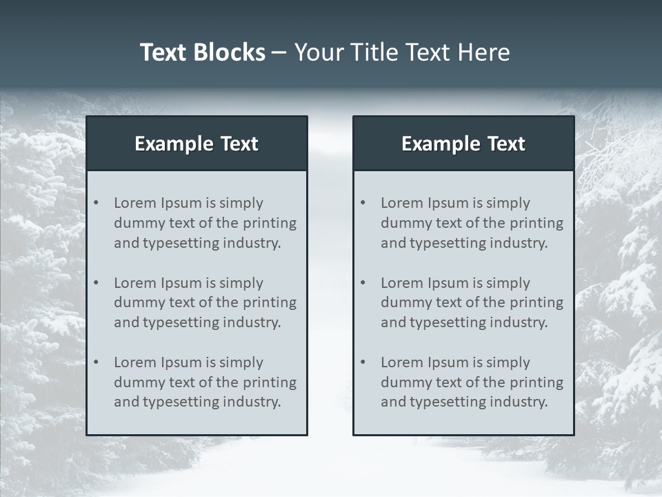 Season December White PowerPoint Template