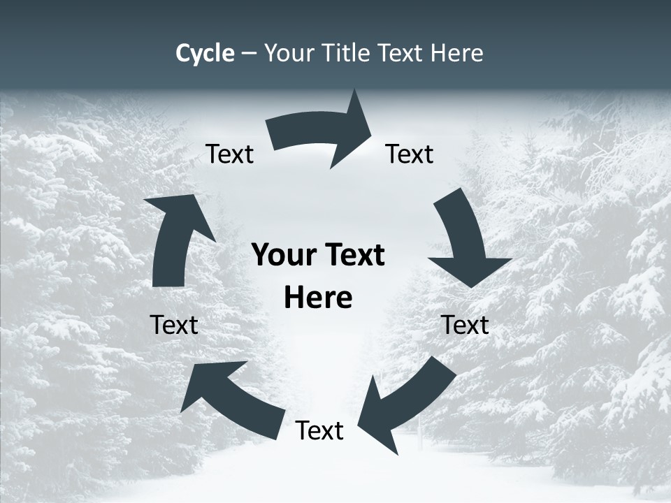 Season December White PowerPoint Template