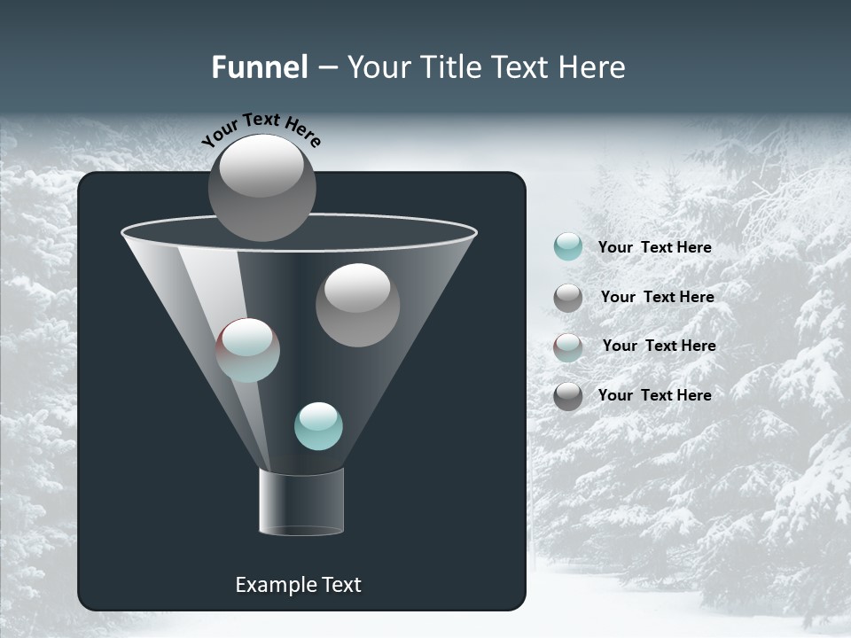 Season December White PowerPoint Template