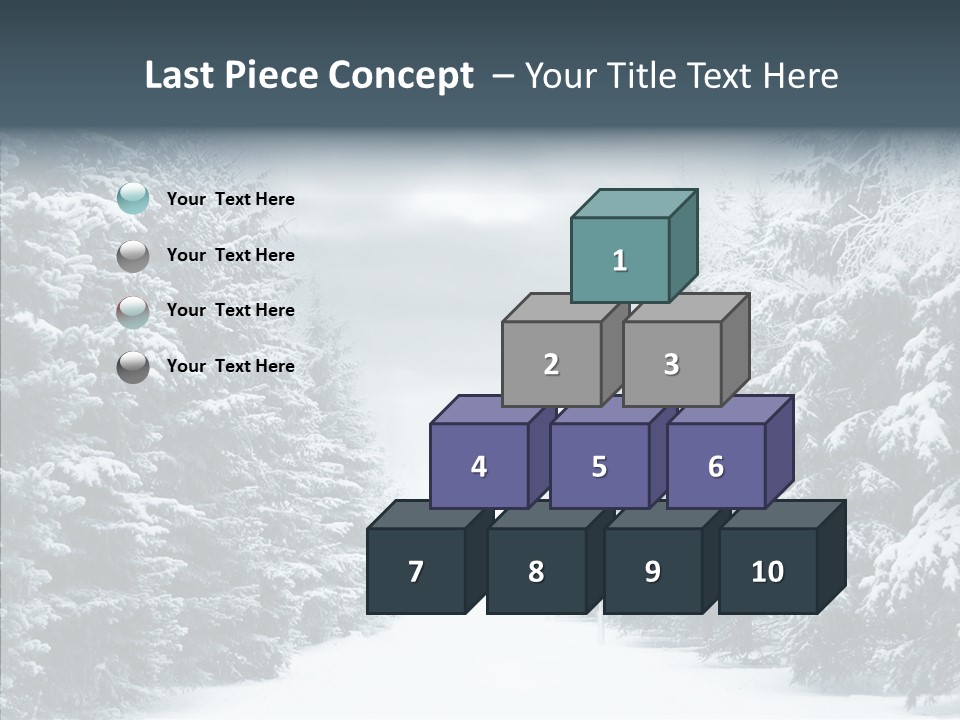 Season December White PowerPoint Template