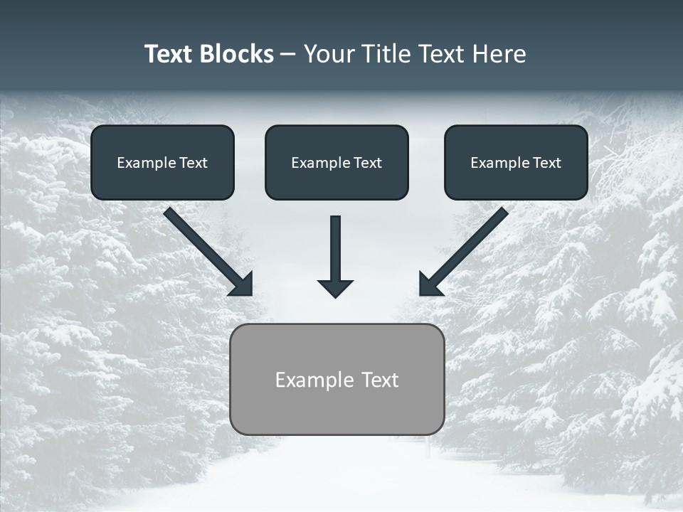 Season December White PowerPoint Template