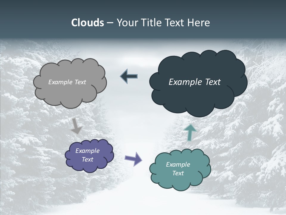 Season December White PowerPoint Template