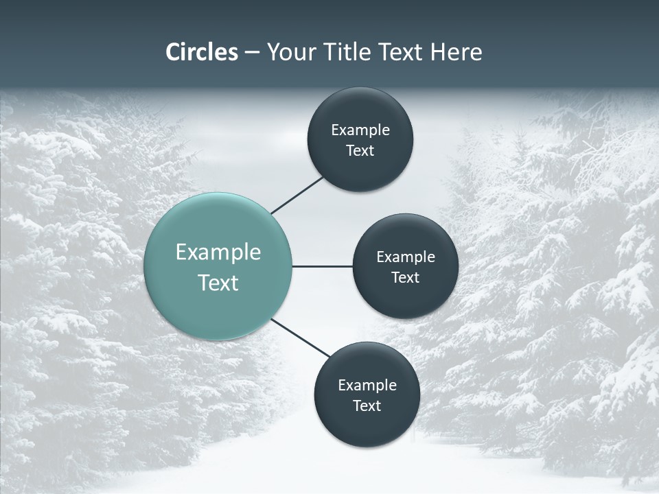 Season December White PowerPoint Template