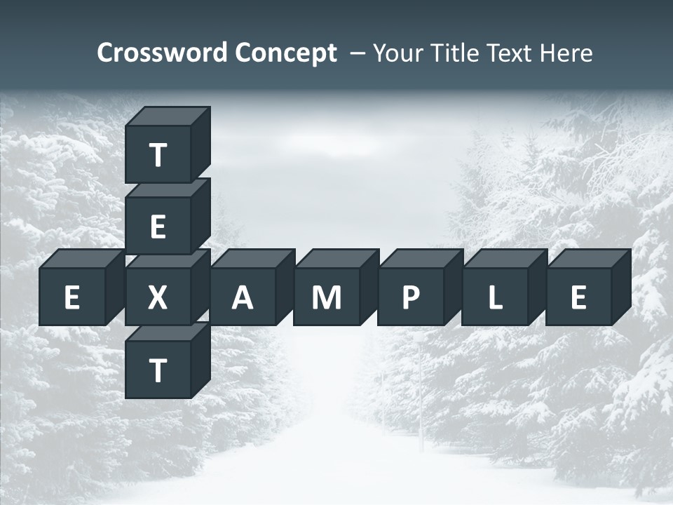 Season December White PowerPoint Template