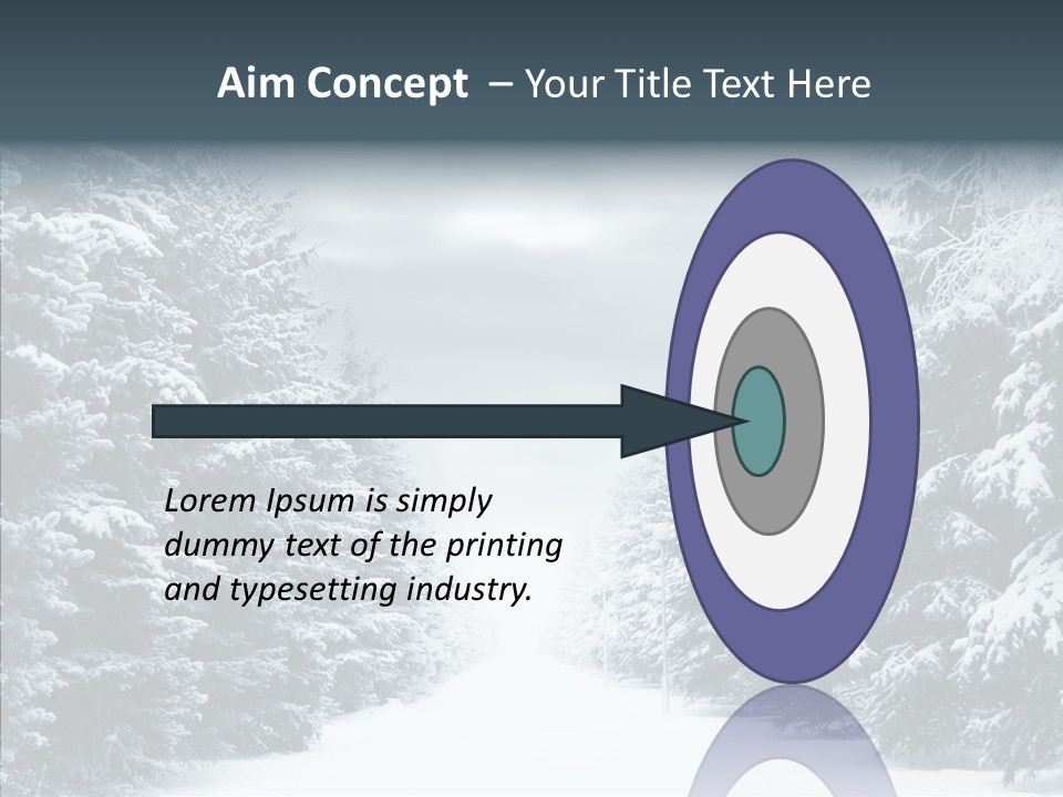 Season December White PowerPoint Template