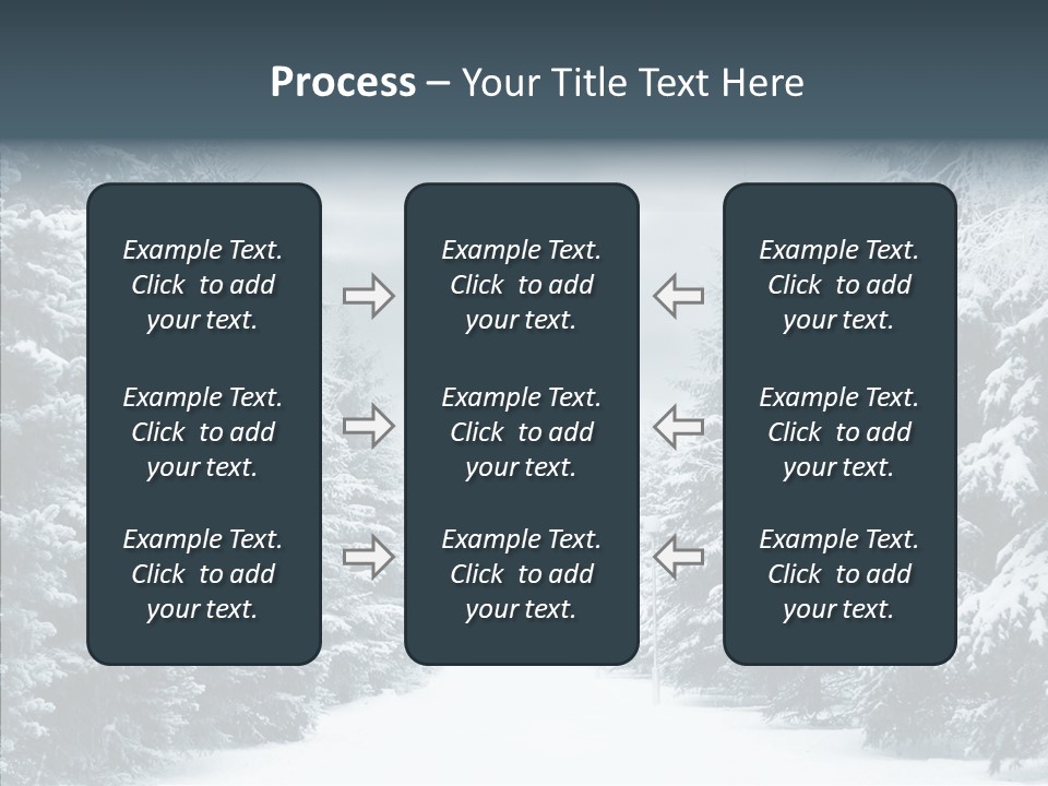 Season December White PowerPoint Template