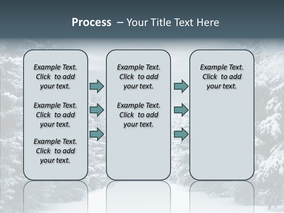 Season December White PowerPoint Template