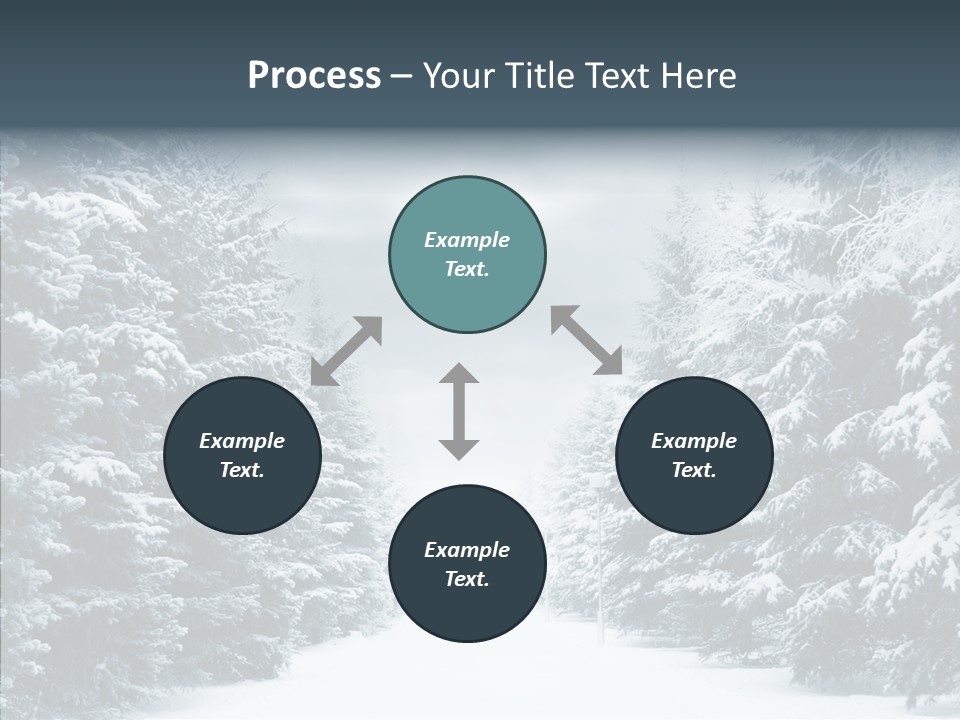 Season December White PowerPoint Template