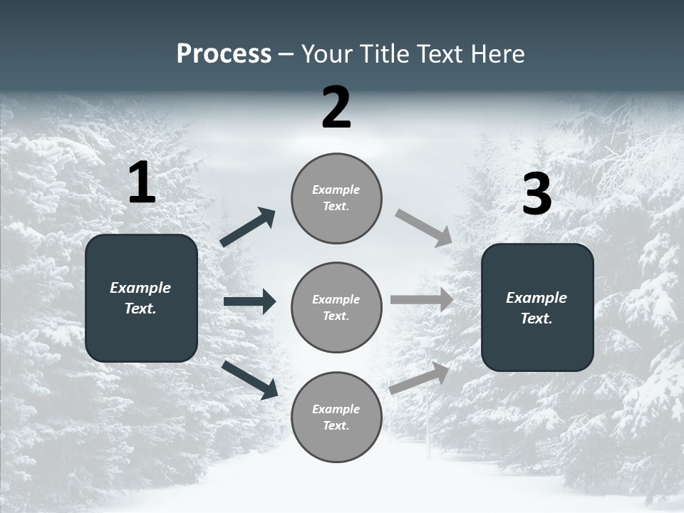 Season December White PowerPoint Template