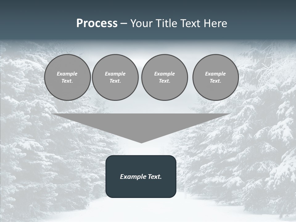 Season December White PowerPoint Template
